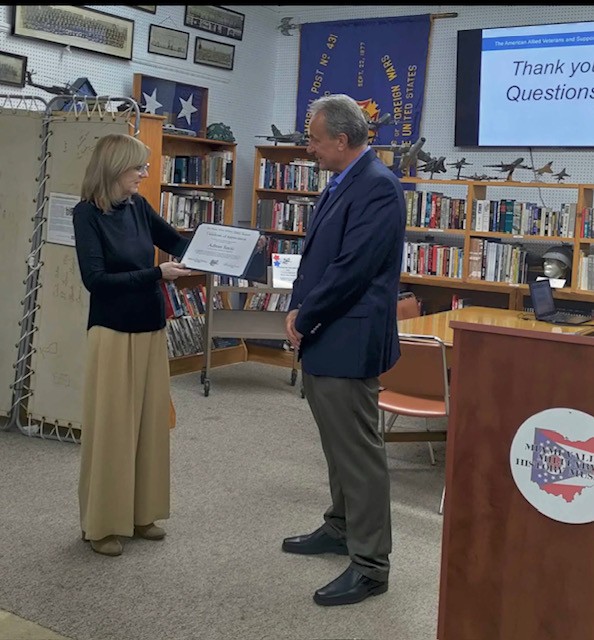 Catherine I. Beers-Conrad, USAF Veteran and Adnan Secic - AAVS